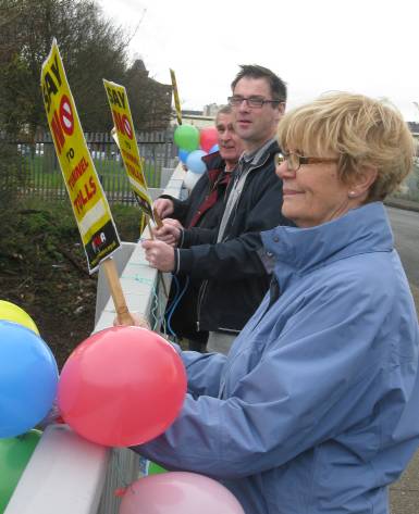 tolls protest