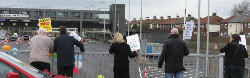 tolls protest