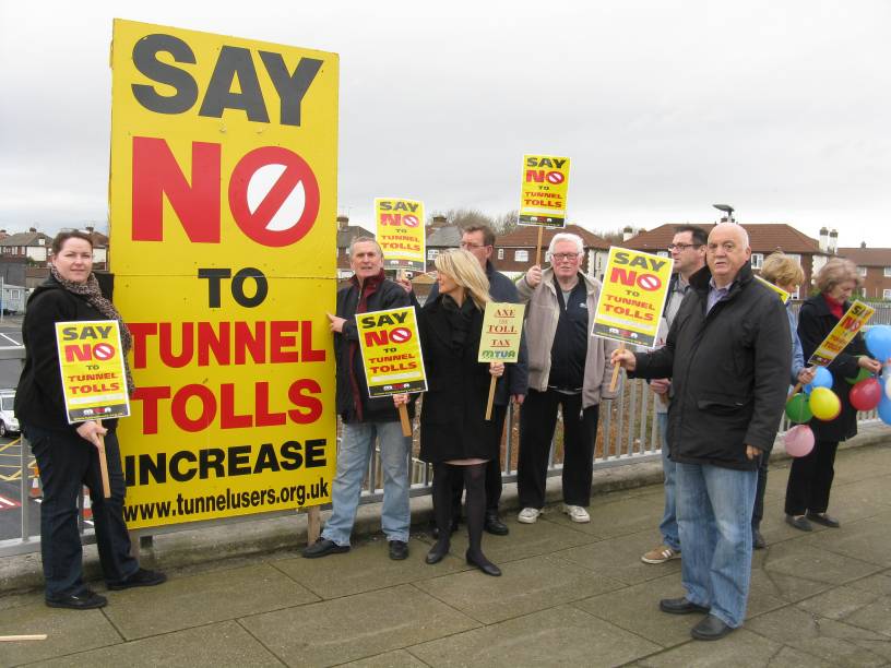 tolls protest