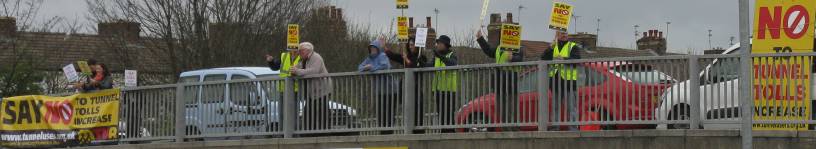 tolls protest