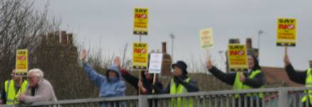 tolls protest