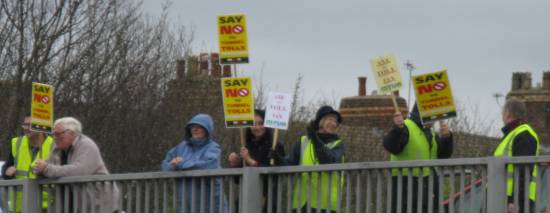 tolls protest