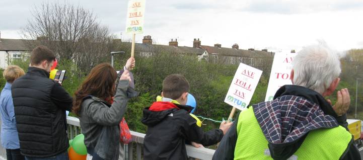 tolls protest