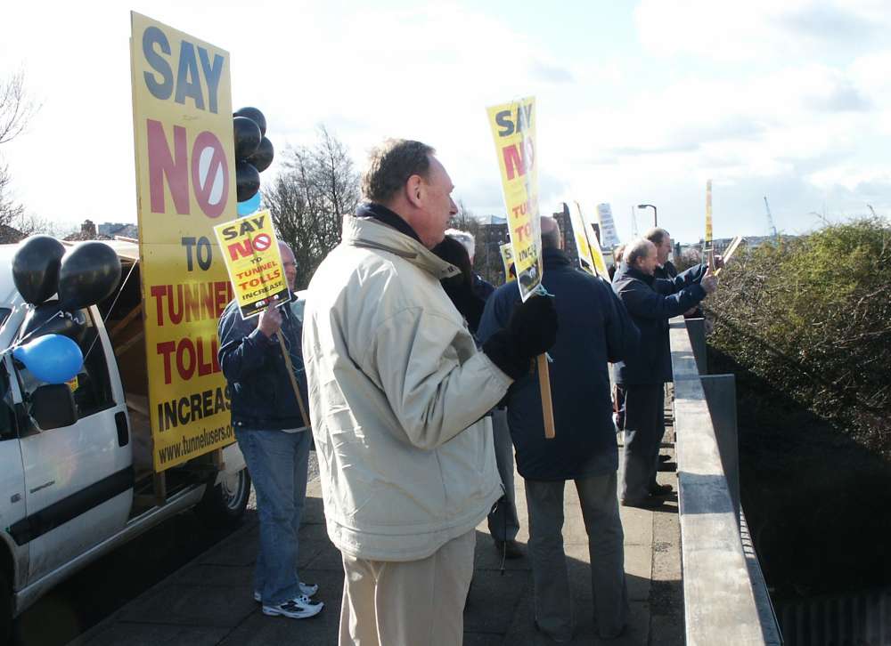 tolls protest