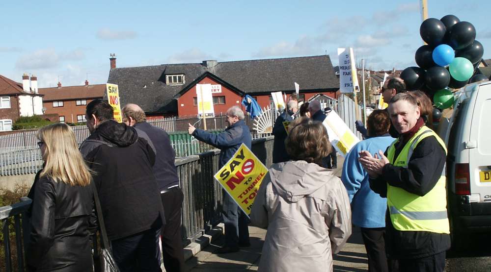 tolls protest