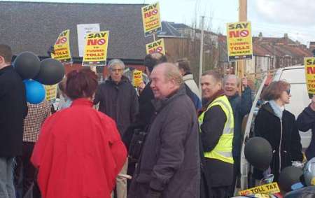 tolls protest