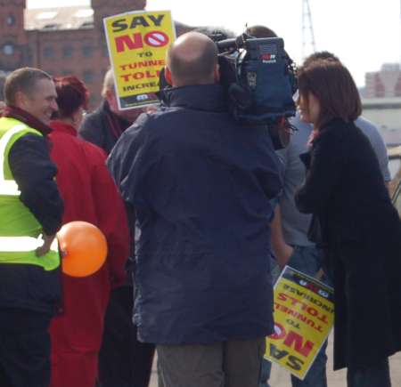 tolls protest