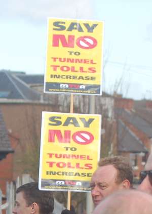 tolls protest