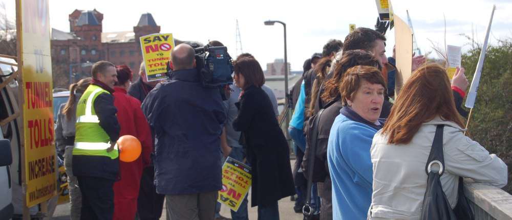 tolls protest