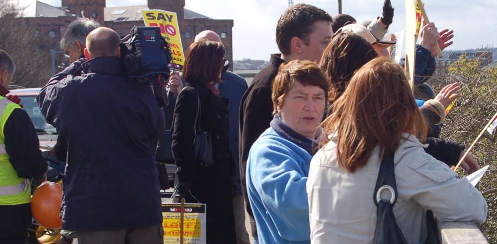 tolls protest