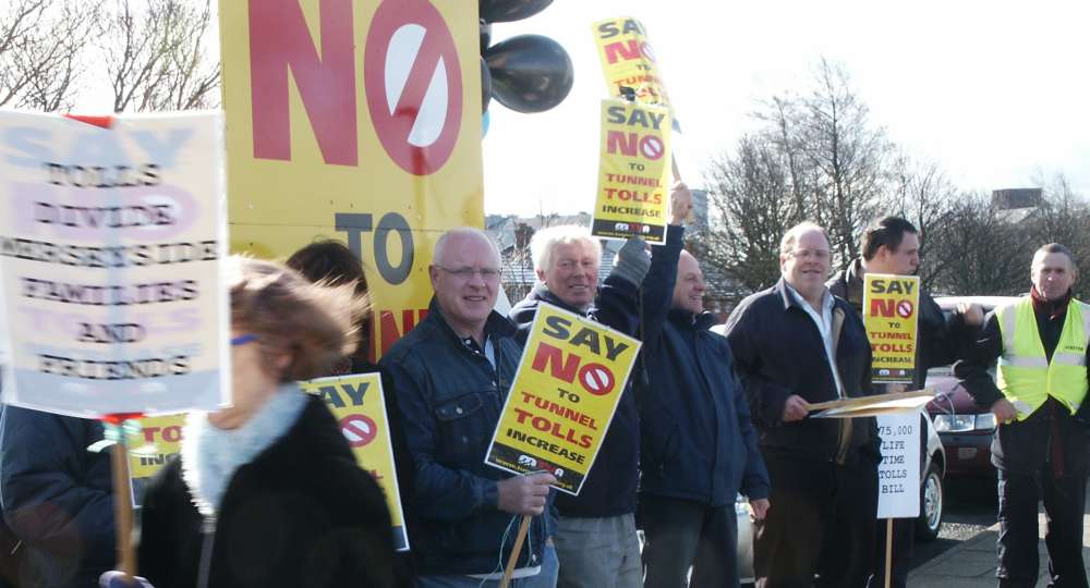 tolls protest