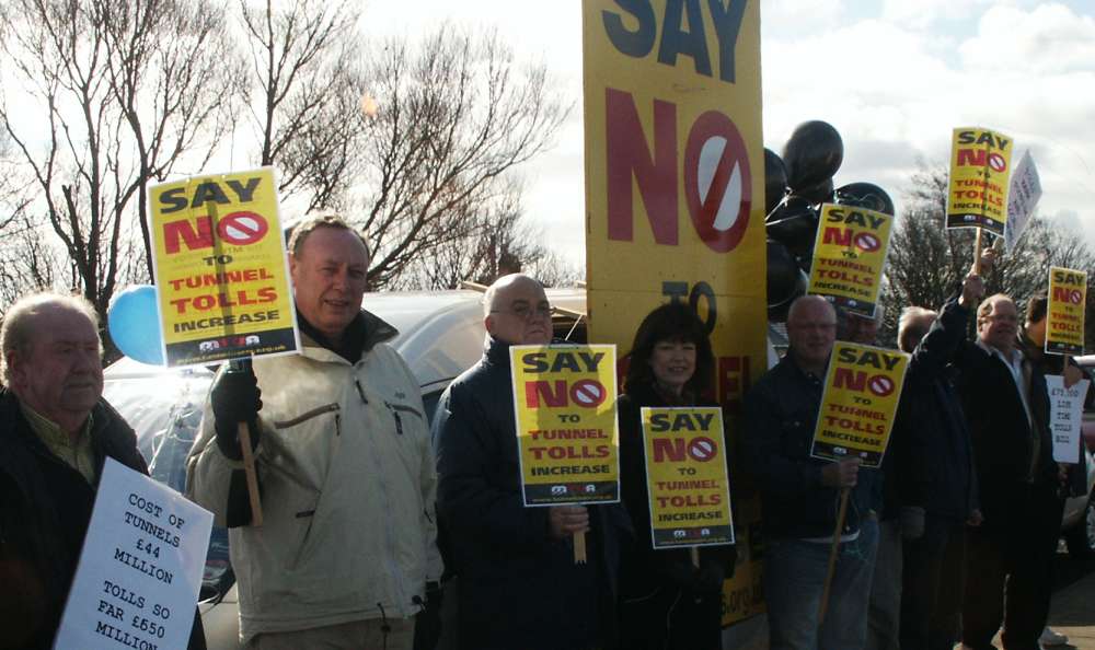 tolls protest