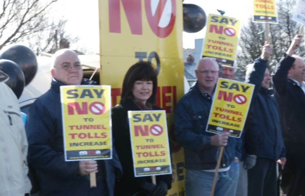 tolls protest