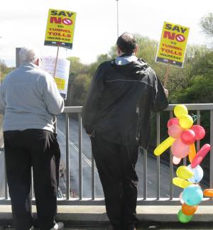 tolls protest