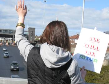 tolls protest