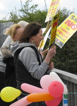 tolls protest