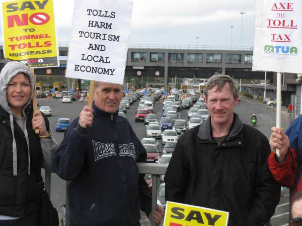 tolls protest