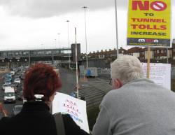 tolls protest