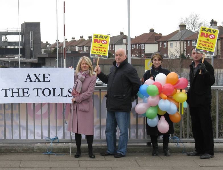 tolls protest