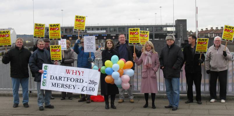 tolls protest