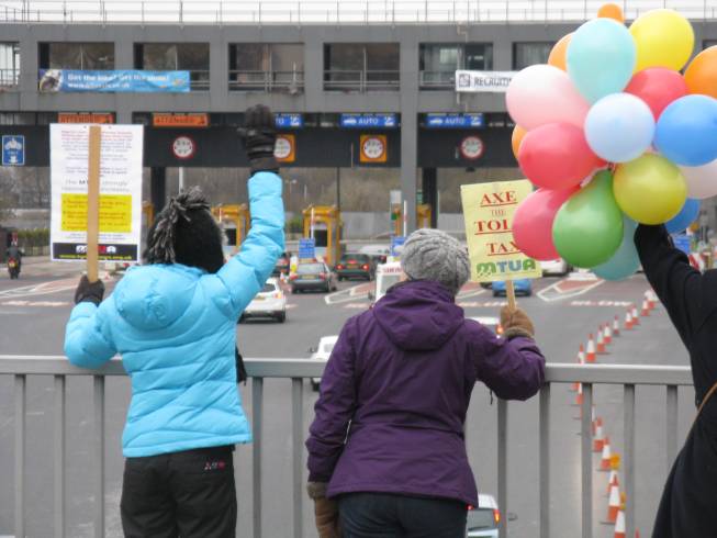 tolls protest