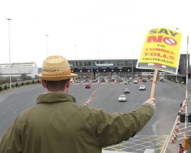 tolls protest