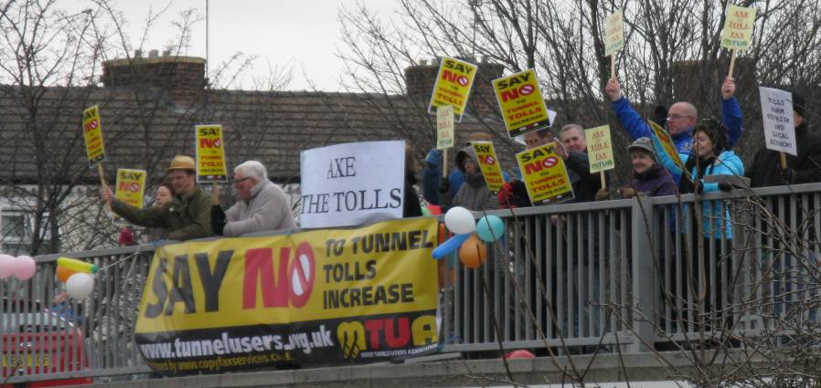 tolls protest